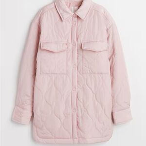 H&M Pink Quilted Jacket, size XS